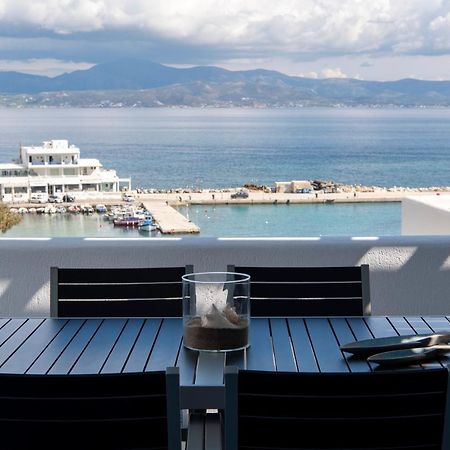 Splash With Amazing Sea Views In Piso Livadi Bagian luar foto