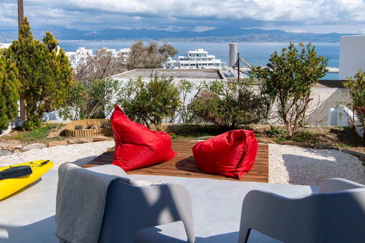 Splash With Amazing Sea Views In Piso Livadi Bagian luar foto