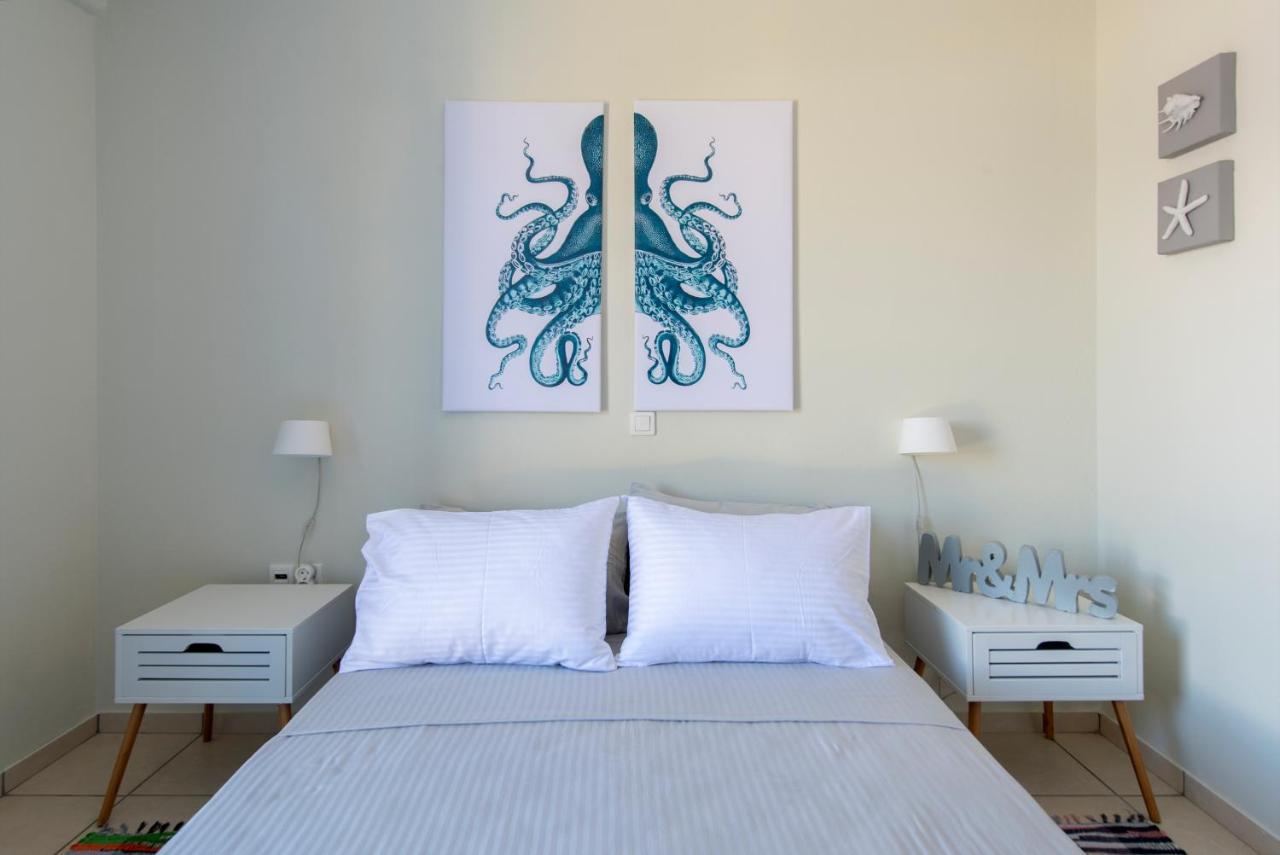 Splash With Amazing Sea Views In Piso Livadi Bagian luar foto