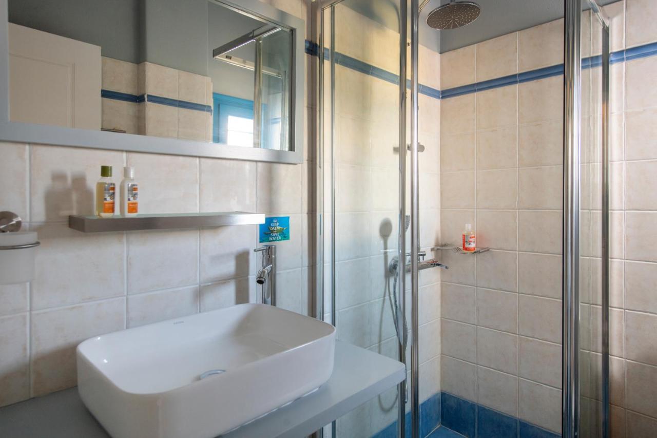 Splash With Amazing Sea Views In Piso Livadi Bagian luar foto