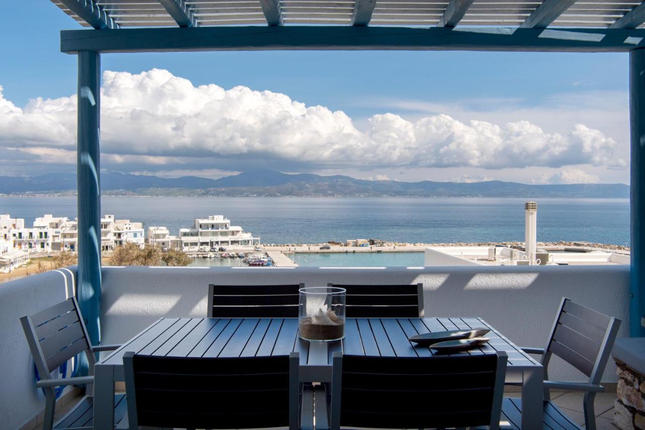 Splash With Amazing Sea Views In Piso Livadi Bagian luar foto
