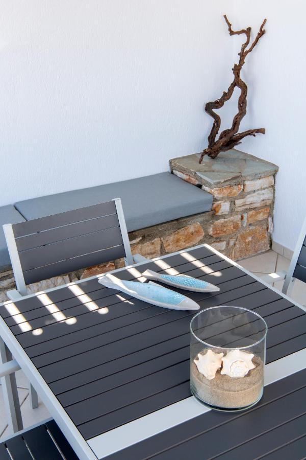 Splash With Amazing Sea Views In Piso Livadi Bagian luar foto