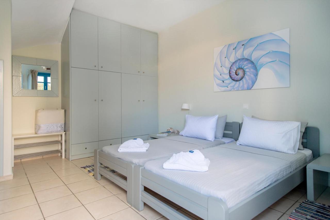 Splash With Amazing Sea Views In Piso Livadi Bagian luar foto